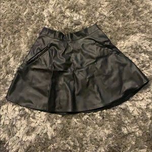 Pleather skirt